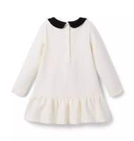 The Quilted Dropwaist Ivory Dress(18-24M) NWT