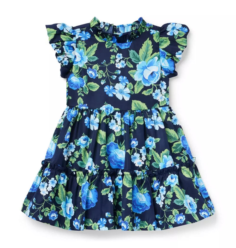 Floral Ruffle Dress (EUC 18-24M)