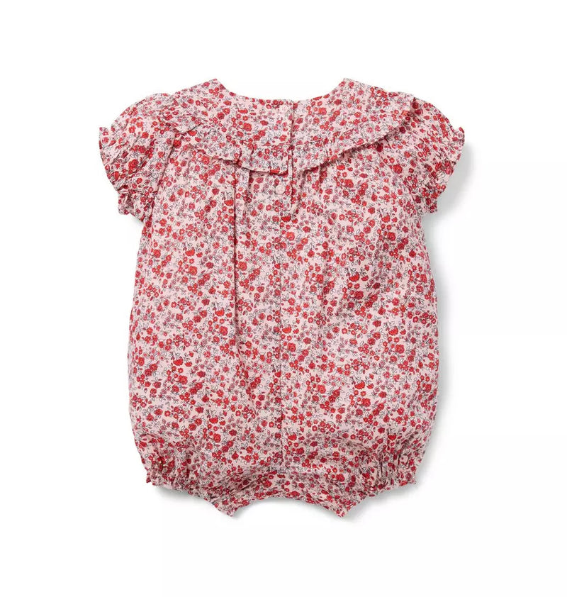 Baby Ditsy Floral Ruffle Romper (12-18M) EUC