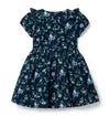 Floral Corduroy Ruffle Dress (Size 18-24M) NWT