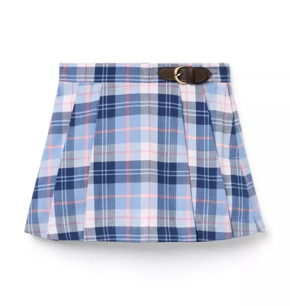 Janie and Jack Plaid Pleated Buckle Skirt ( Size: 18-24M) NWOT