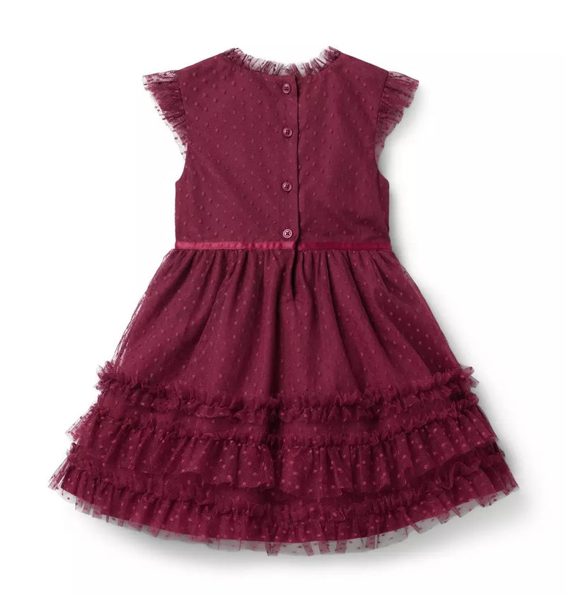 Janie and Jack Dot Tulle Dress (Size: 18-24M) NWT