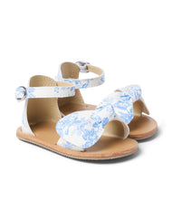 Baby Floral Bow Sandal (Size 6-12M) NWT