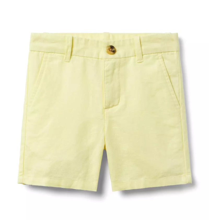 Linen-Cotton Yellow Short (EUC 3T)
