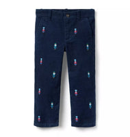 The Embroidered Nutcracker Corduroy Pant (Size 3T) EUC