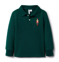 Janie and Jack Nutcracker Dog Pique Polo (2T) EUC