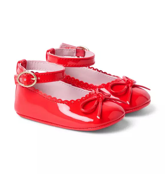 Baby Patent Bow Ballet Flat ( Size 12-18M) NWT