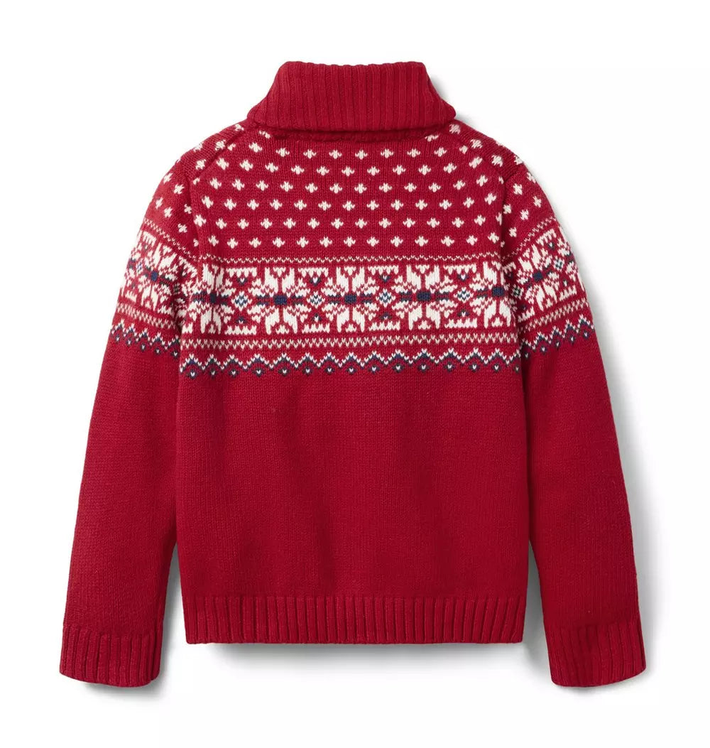 The Fair Isle Cardigan (Size 3T) EUC