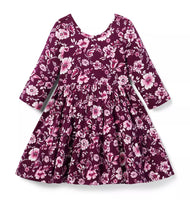 The Everyday 3/4 Sleeve Burgundy Dress (Size 12-18M) NWT