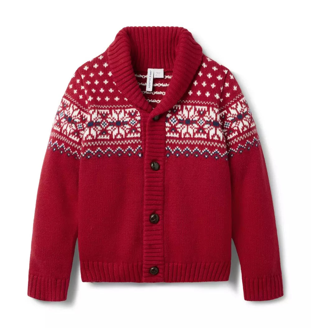 The Fair Isle Cardigan (Size 3T) EUC