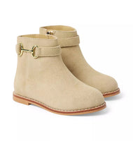 Suede Bridle Bit Bootie (Size 7) EUC