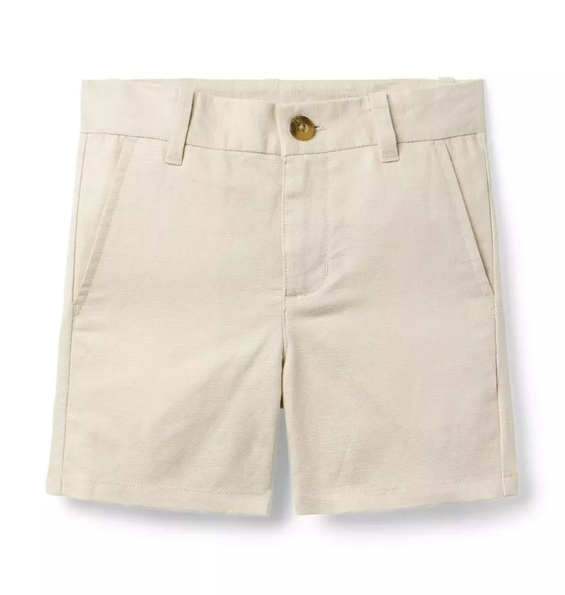 Linen-Cotton Khaki Short (EUC 3T)