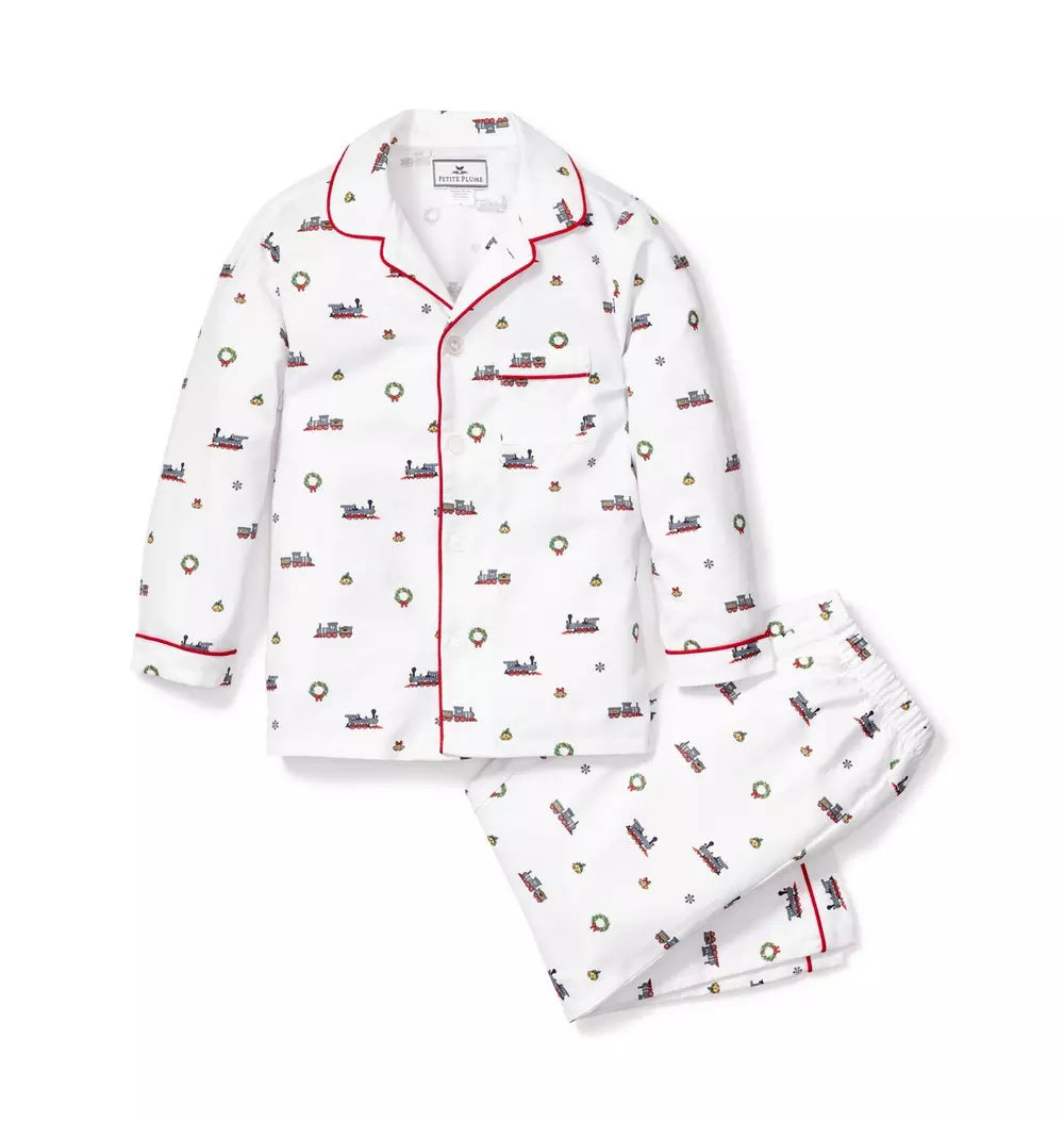 Kid's Twill Pajama Set's Gingham (2T) EUC