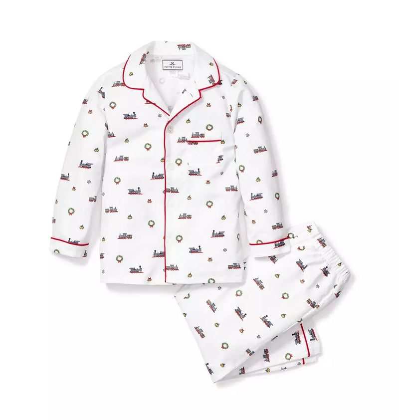 Kid's Twill Pajama Set's Gingham (2T) EUC