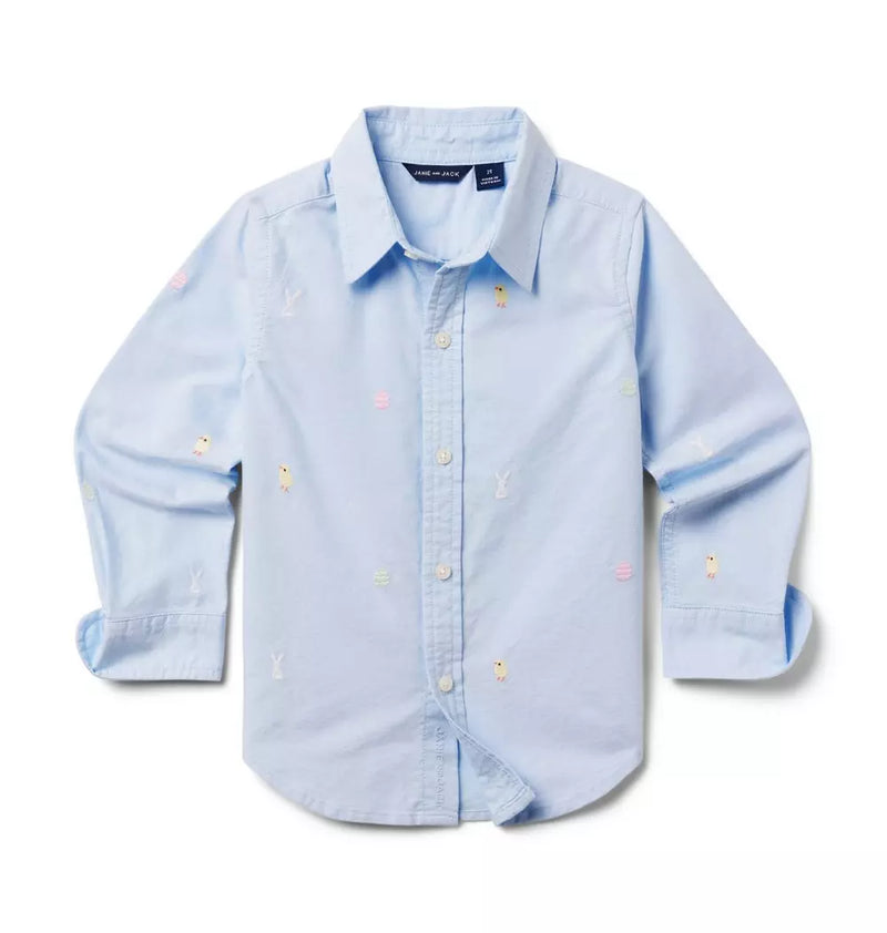 The Embroidered Oxford Shirt (NWT 3T)