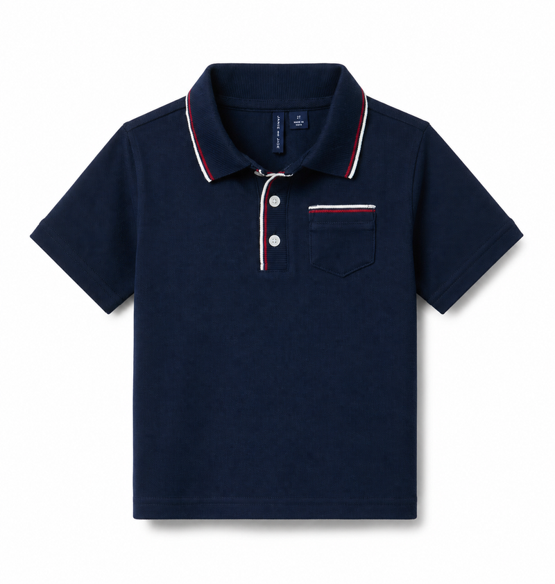 The Stripe Pocket Polo (3T) EUC