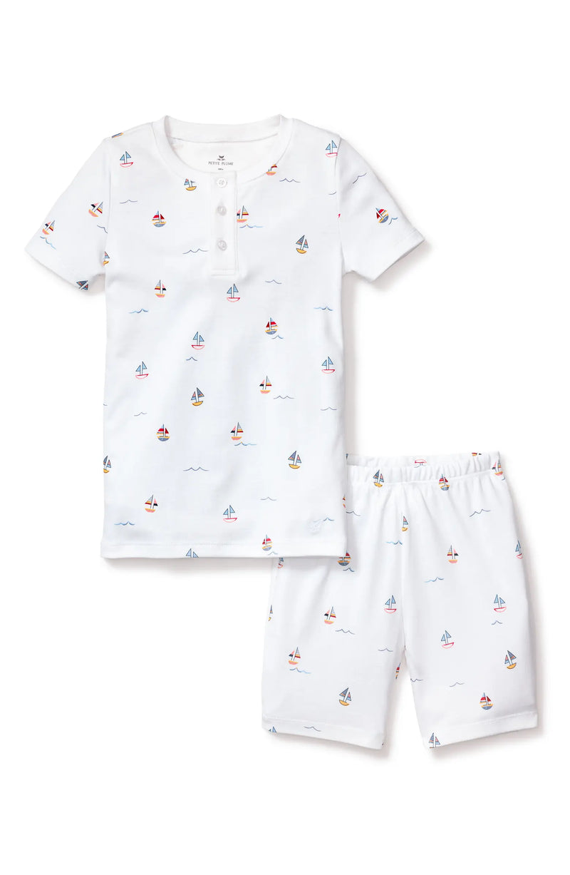 Kids' Print Fitted Two-Piece Pima Cotton Short Pajamas (2T) NWOT