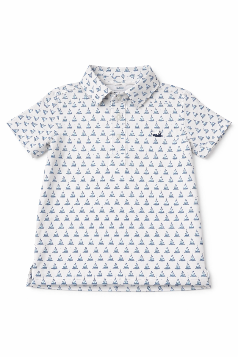 Boys' Performance Printed Sankaty Polo (Size: 3T) EUC