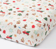 Rifle Paper Co. Christmas Cookies Organic (Crib Fitted Sheet ) NWT