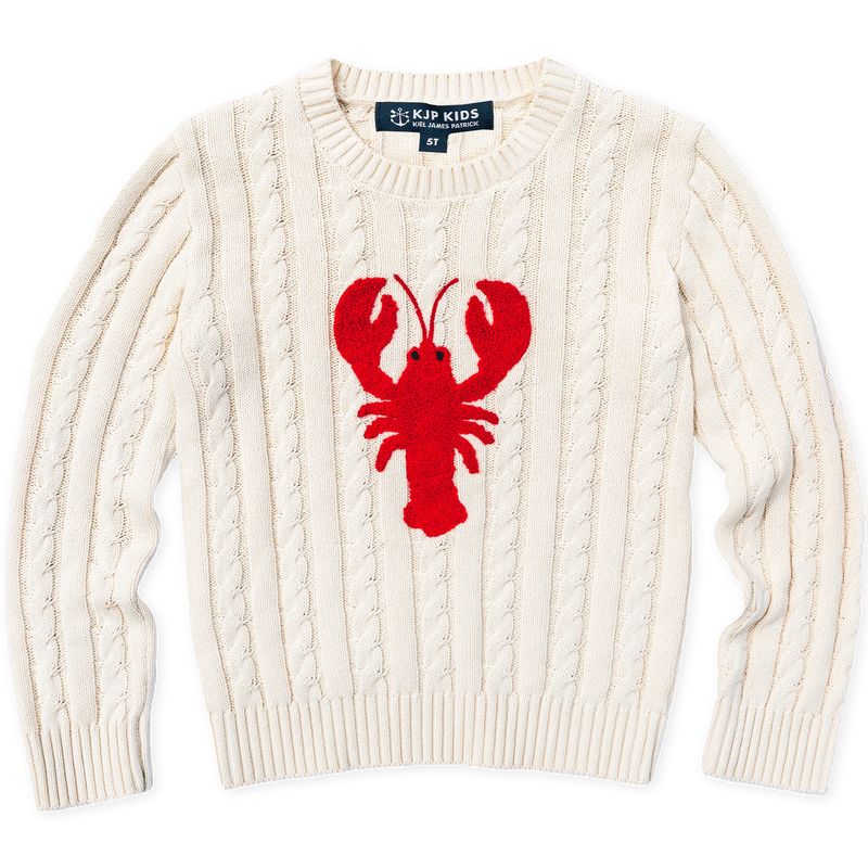 Lobster Cable Knit Kids Sweater (EUC 3T)