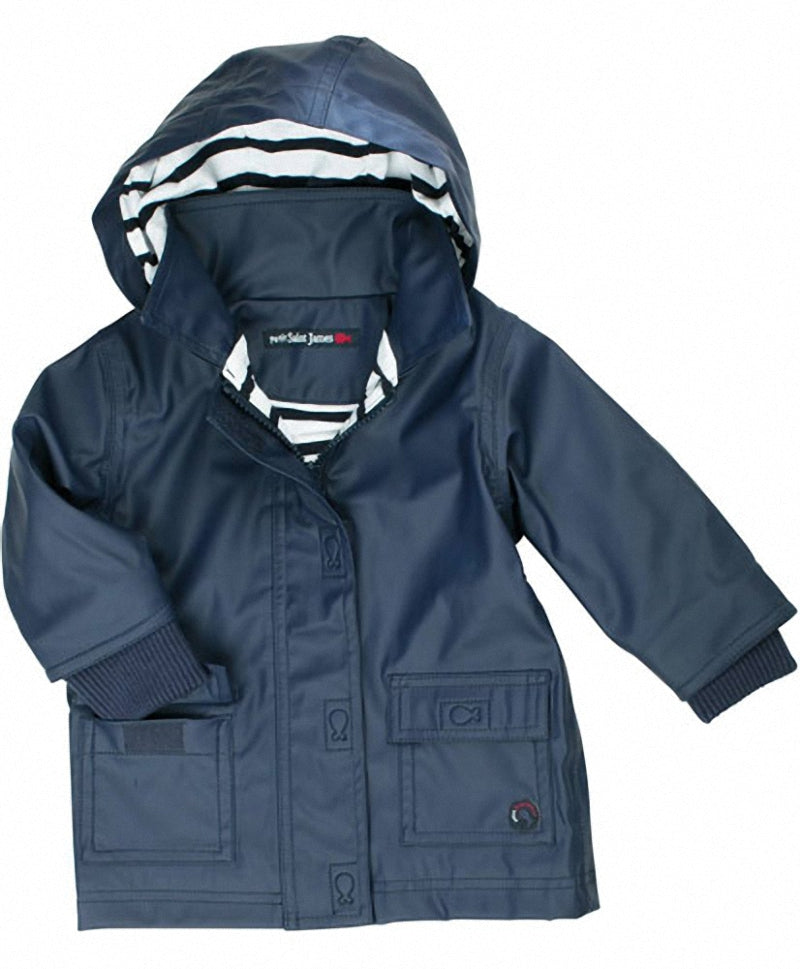 Pacifique Navy Raincoat (NWT 3T)