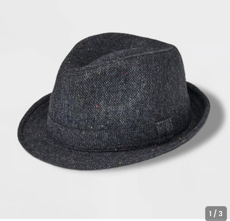 Boys' Banded Fedora Hat - (Size 12-24) EUC