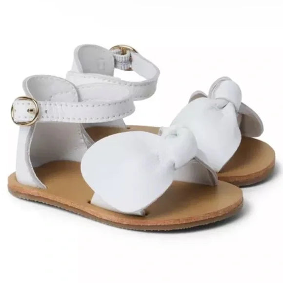 Baby Leather Bow Sandal Size: (6-12M) -(12-18M) NWT
