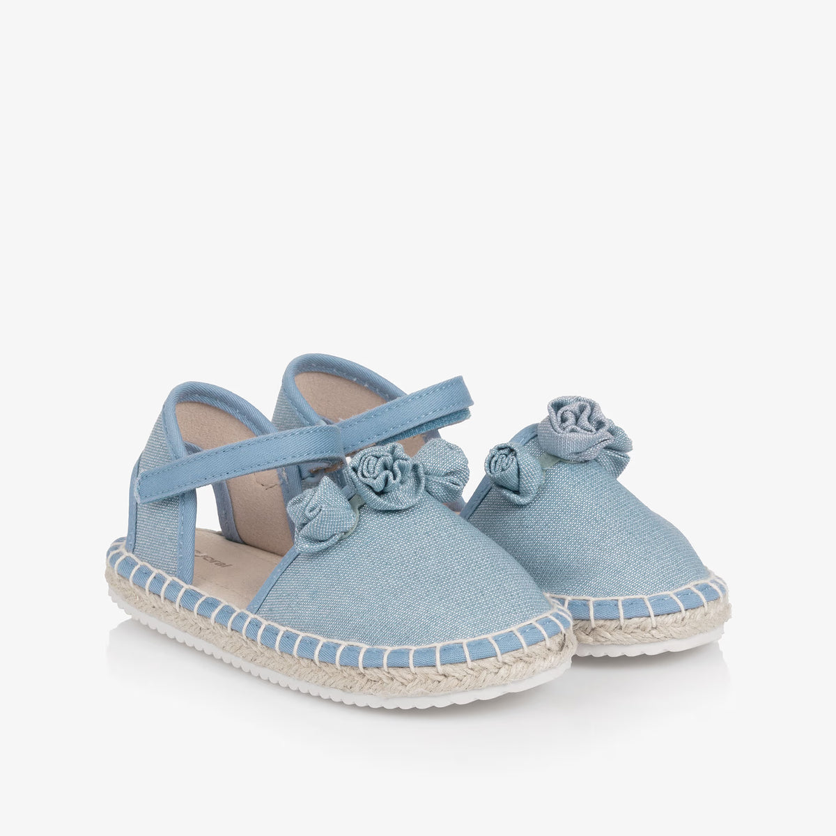 GIRLS SHIMMERING PINK FLOWER ESPADRILLES (NWT 4)