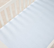 Oxford Stripe Organic Crib Fitted Sheet - Set of 2 NWT