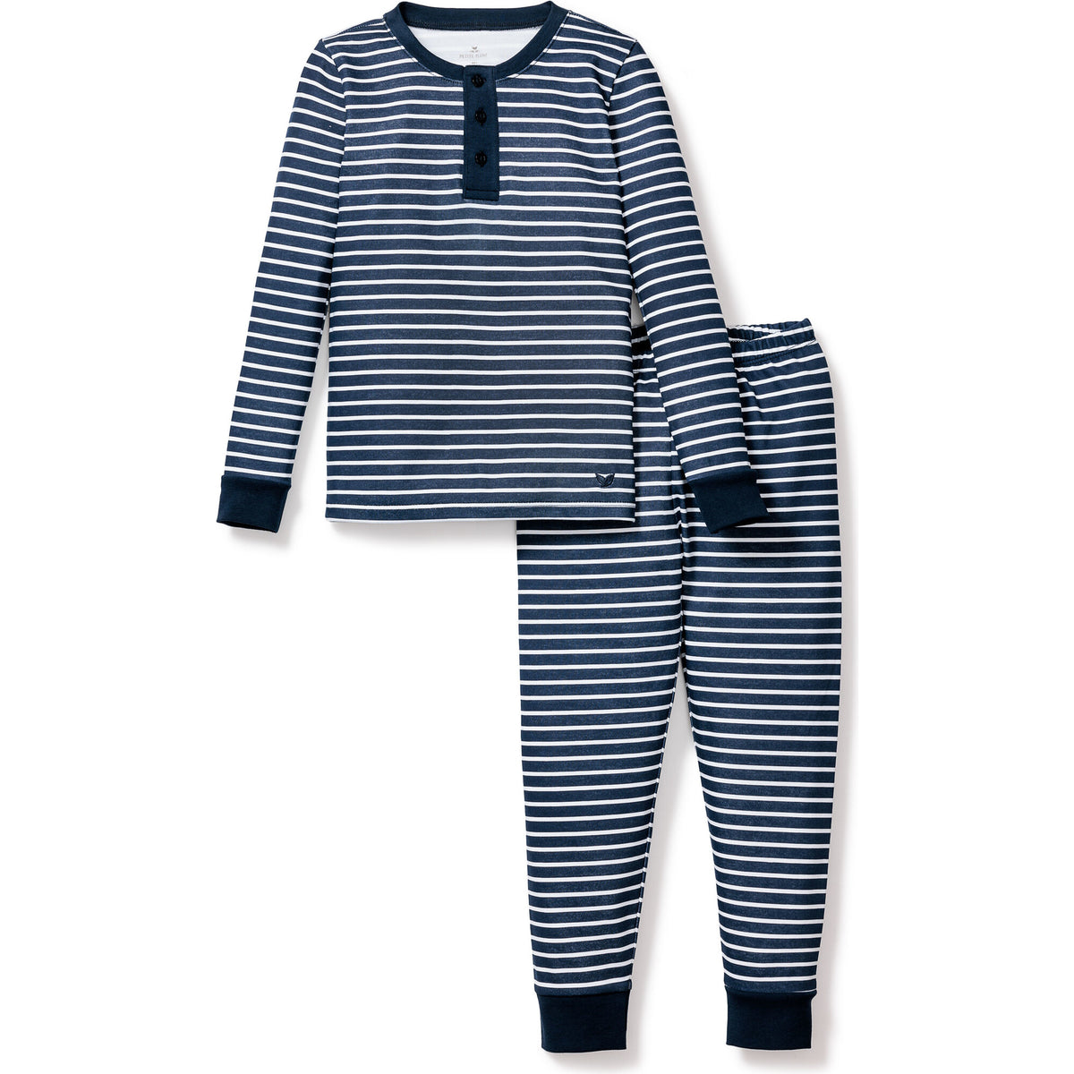 Kid's Pima Snug Fit Pajama Set in Blue Stripes  (EUC 3T)