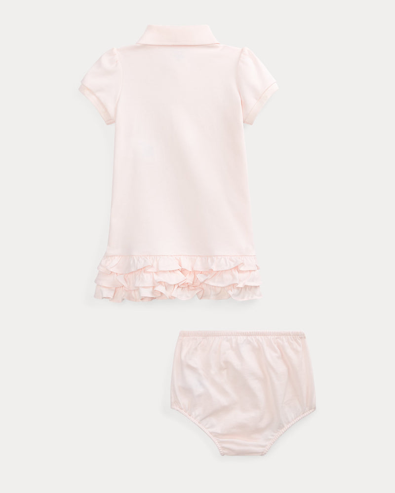 Ruffled Polo Dress & Bloomer (NWT 18M)