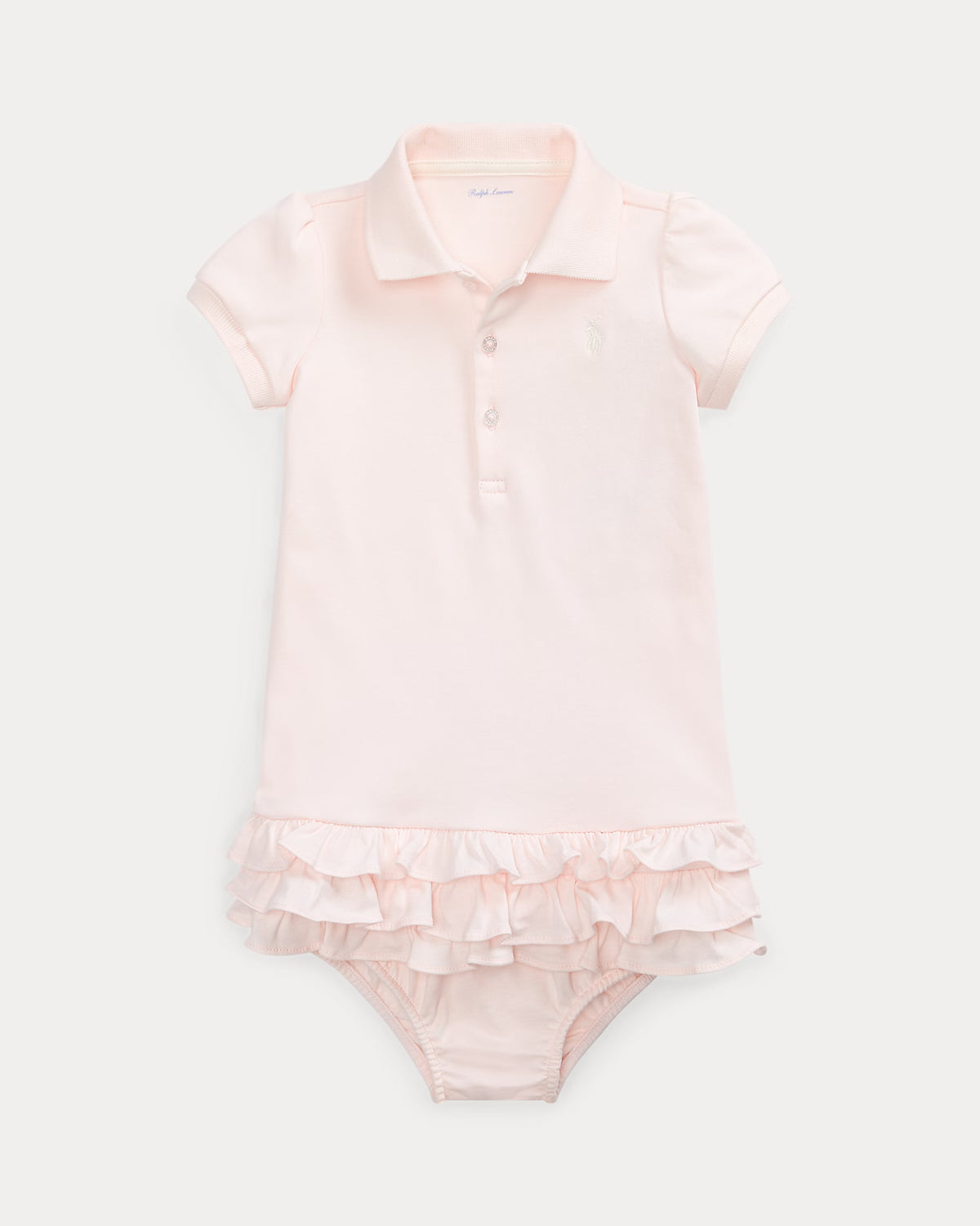 Ruffled Polo Dress & Bloomer (NWT 18M)