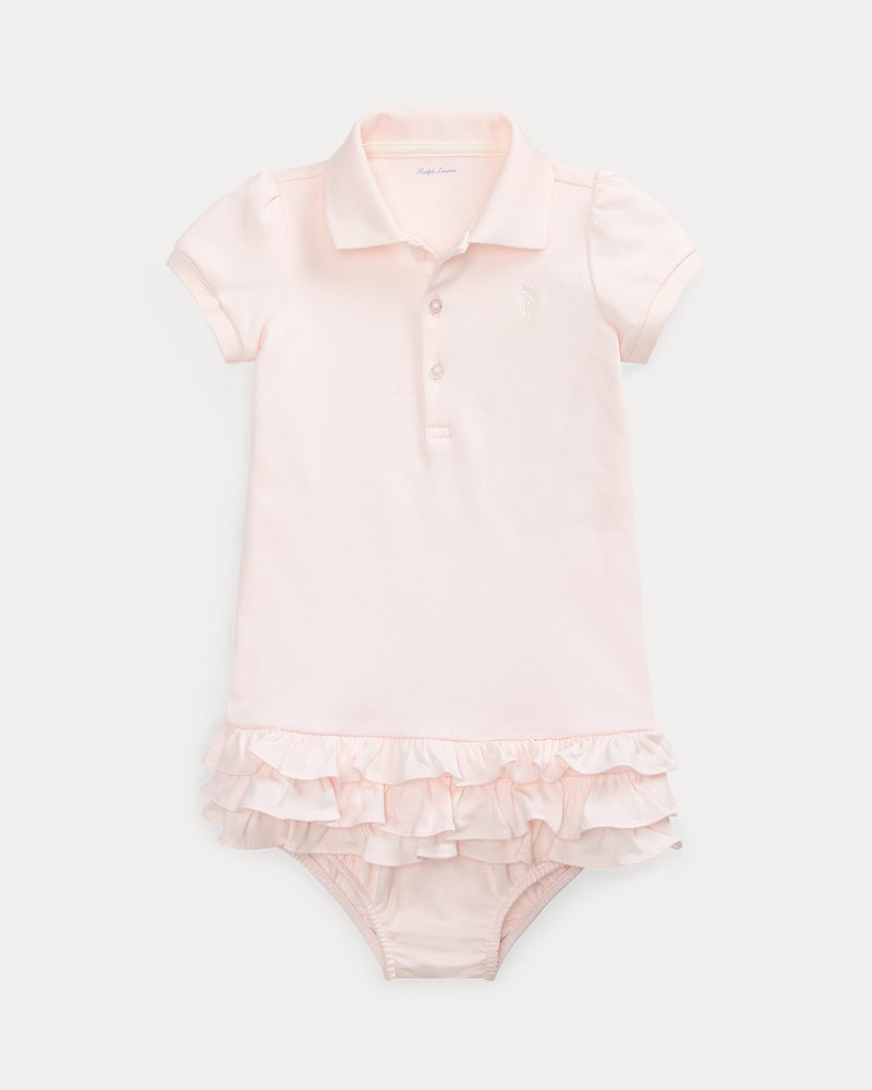 Ruffled Polo Dress & Bloomer (NWT 18M)