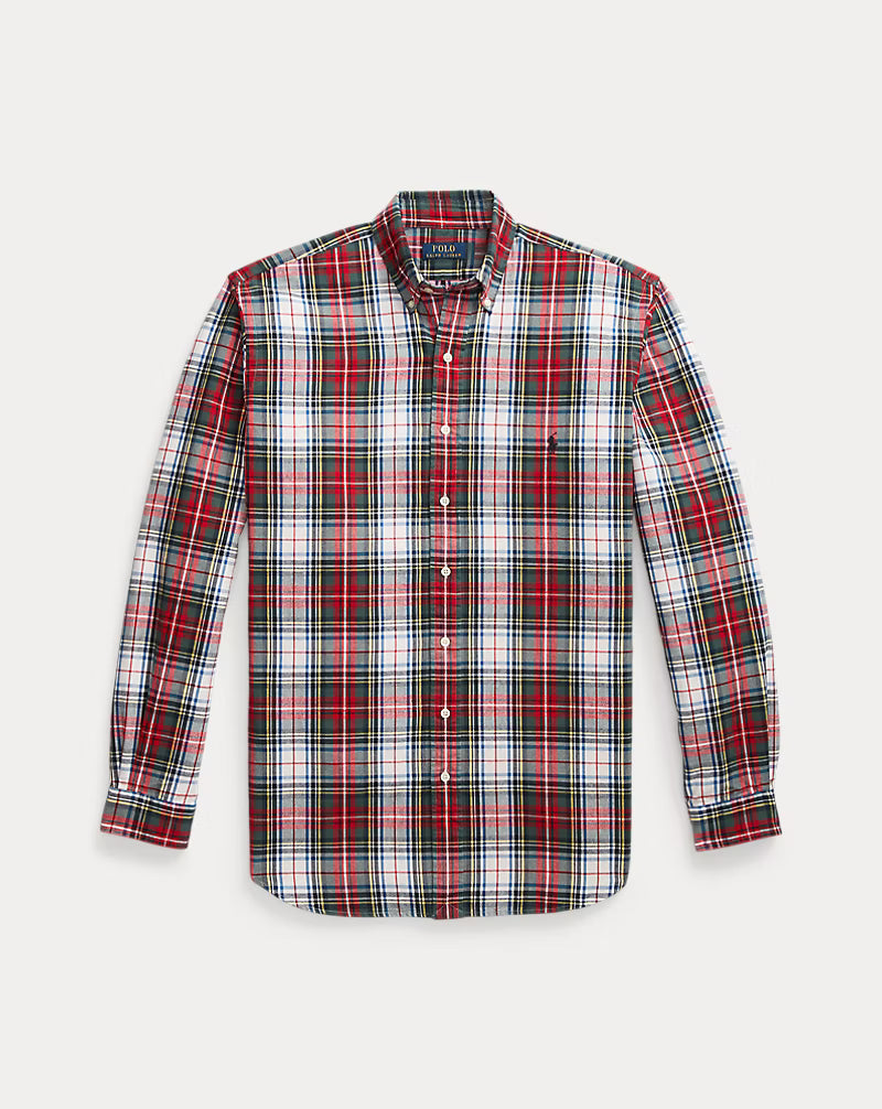 Plaid Brushed Oxford Shirt (3T) NWT