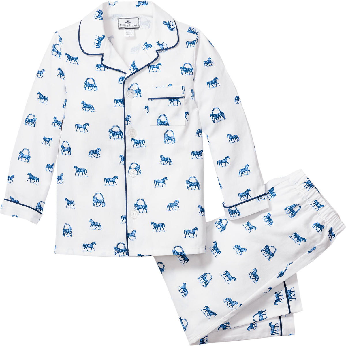 Kid's Twill Pajama Set's Gingham (2T) EUC